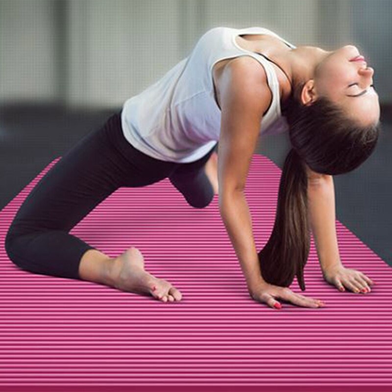 Thick Non-Slip Yoga Mat High-Density Sports Fitness Mat Home Sports Pilates Mat Gymnastics Exercise Gymnastics