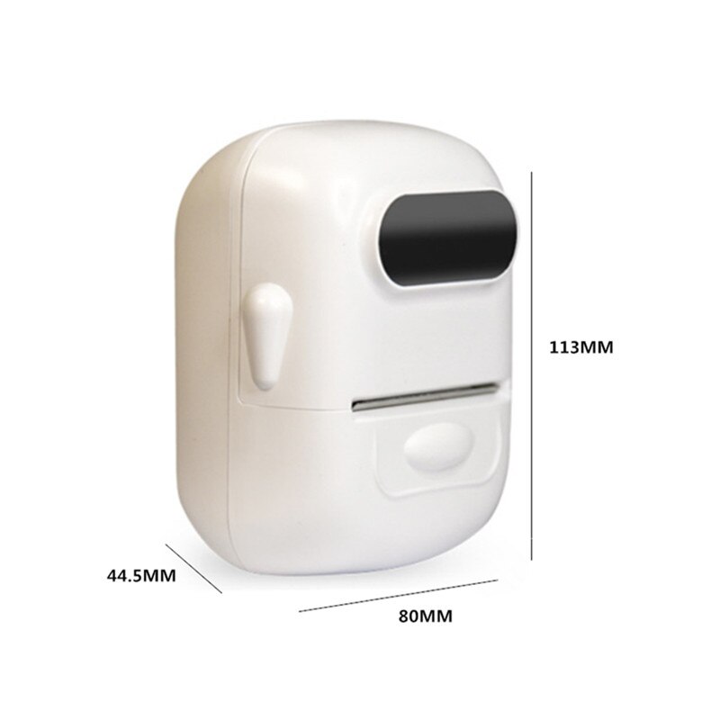 P50 Office Home Retail Price Barcode QR Code Sticker 50mm Width Portable Bluetooth Thermal Label Printer