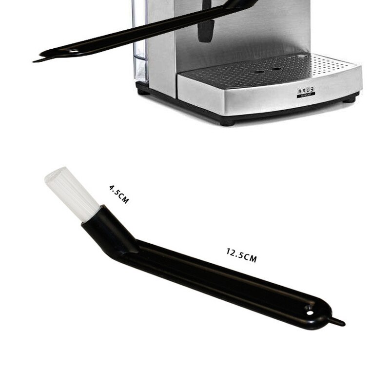 Cepillo de limpieza para máquina de café, herramientas de limpieza para Espresso, Grime, mango de plástico
