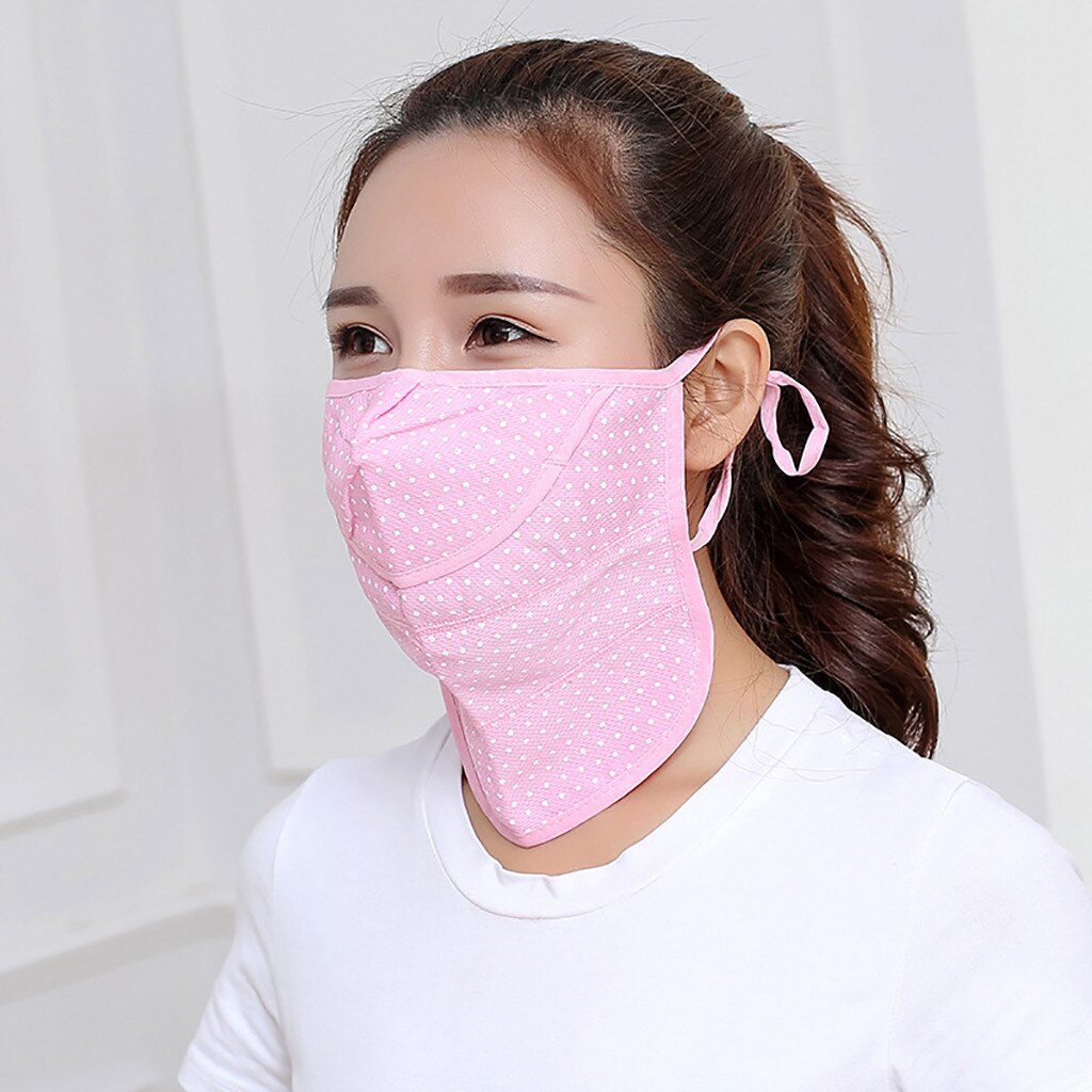 Women Cycling Face Mask Summer UV Protection Scarf Sun Protection Breathable Face Mask Windproof Cycling Motorcycle Sun Mask