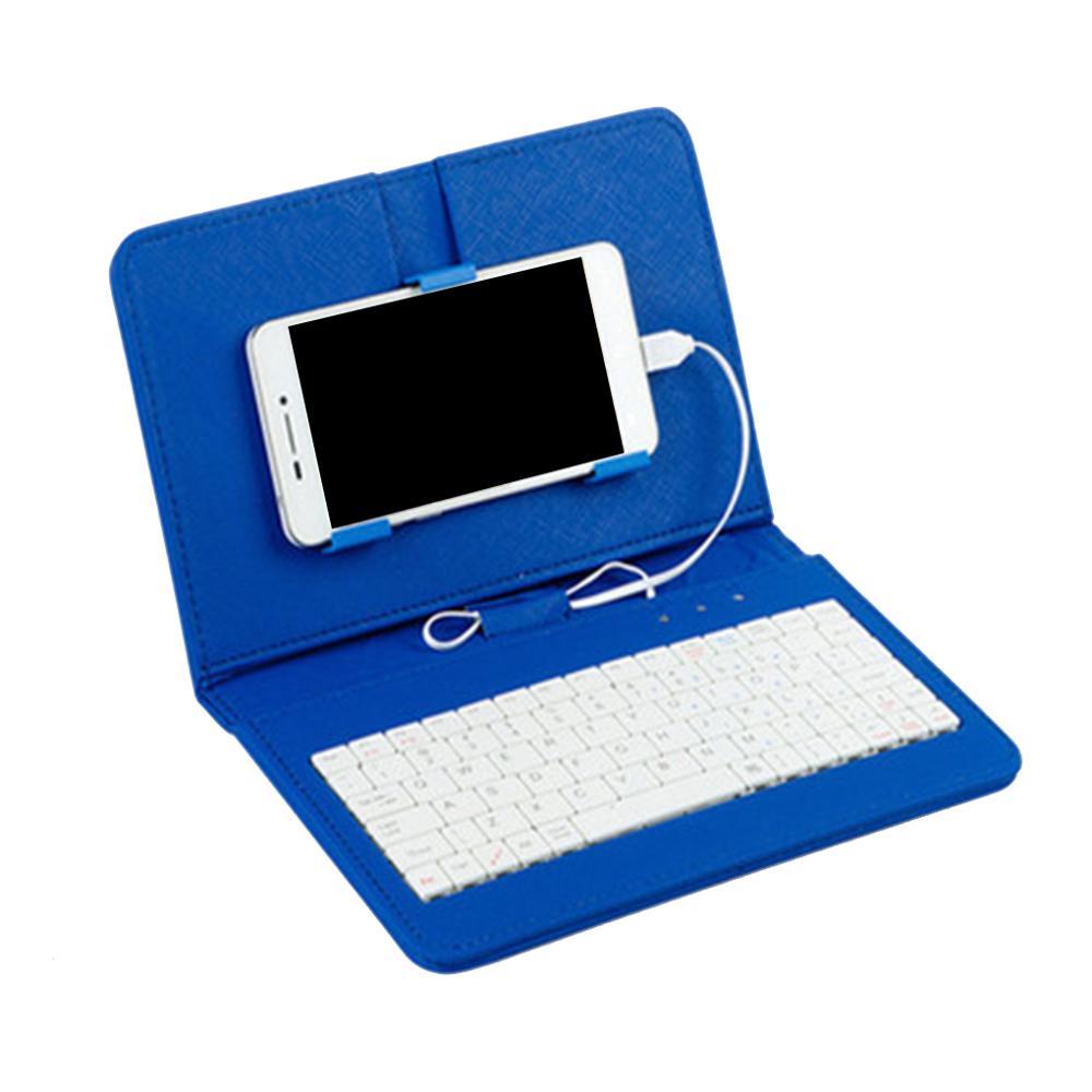 4.8-6.0inch Phone Case PU Leather Flip Case Wired Keyboard Holster Universal Protector Replacement for Andriod: No.5