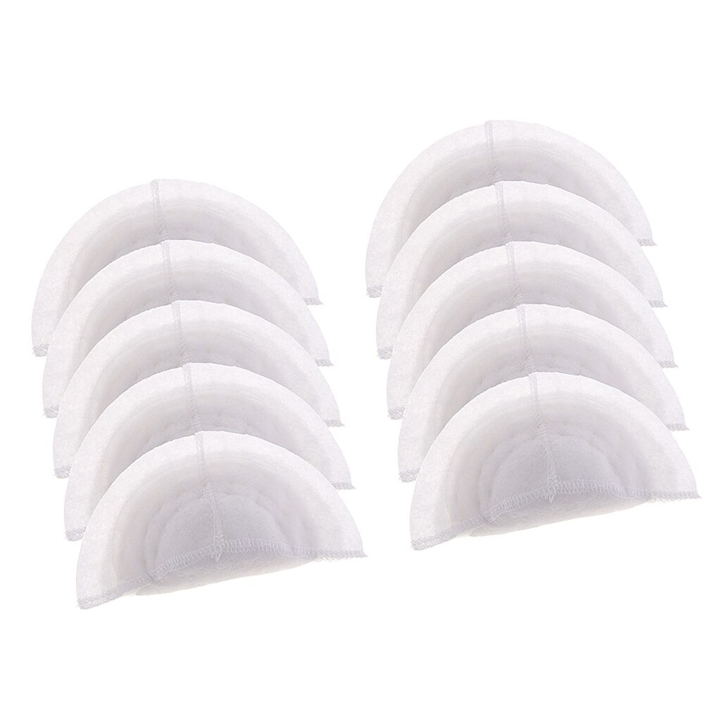 5 Pairs Of Cotton Shoulder Pads Dimensionally Stable Half Moon 40mm Thick, To