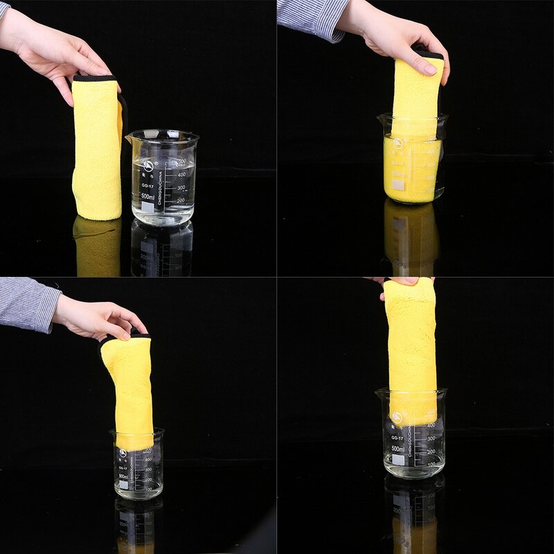 30x30 / 60CM Microfiber Car Wash Towel Drying Cloth and Cleaning Hem Car Care Cloth Detailing Car Wash Towel for Toyota