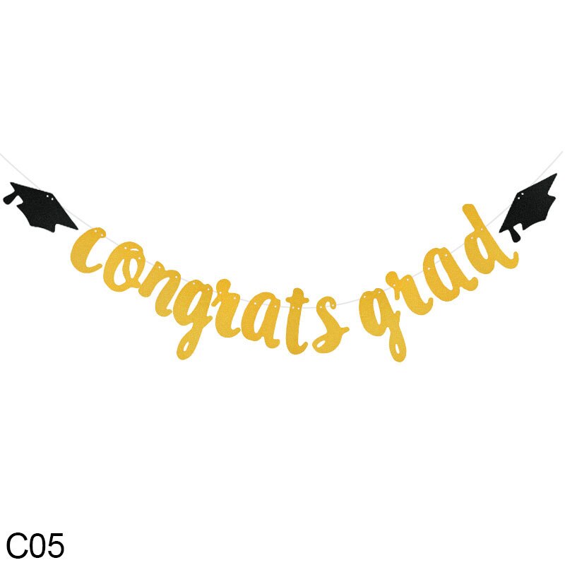 3M Graduation Banner Graduation Party Supplies Backdrop Hanging Banner Class of 2022 &amp; We are So Proud of You Graduation Decora: C05