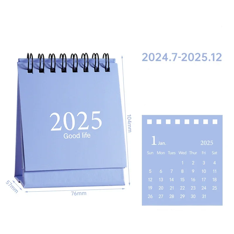 2025 Bureaukalender 365 Dagen Jaarlijkse Planner Leuke Spoelkalender Boek Jaarlijks Schema Organisator Takenlijst Thuiskantoorbenodigdheden: Paars