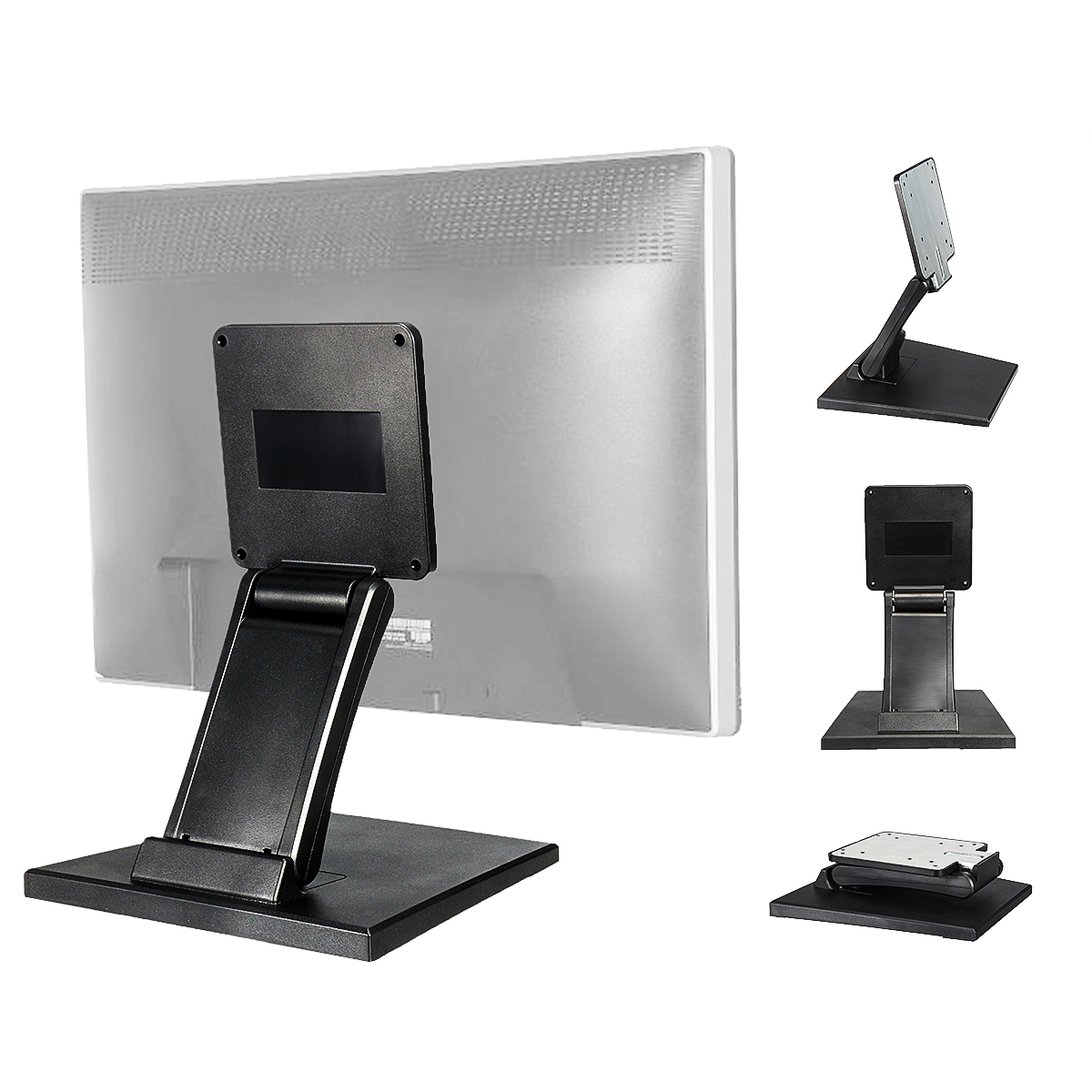 Monitor Stand Verstelbare Hoogte Tv Houder Voor 10-27Inch Lcd Monitor Met Vesa Mount 75X75 100X100Mm Metalen Beugel Screen Stand