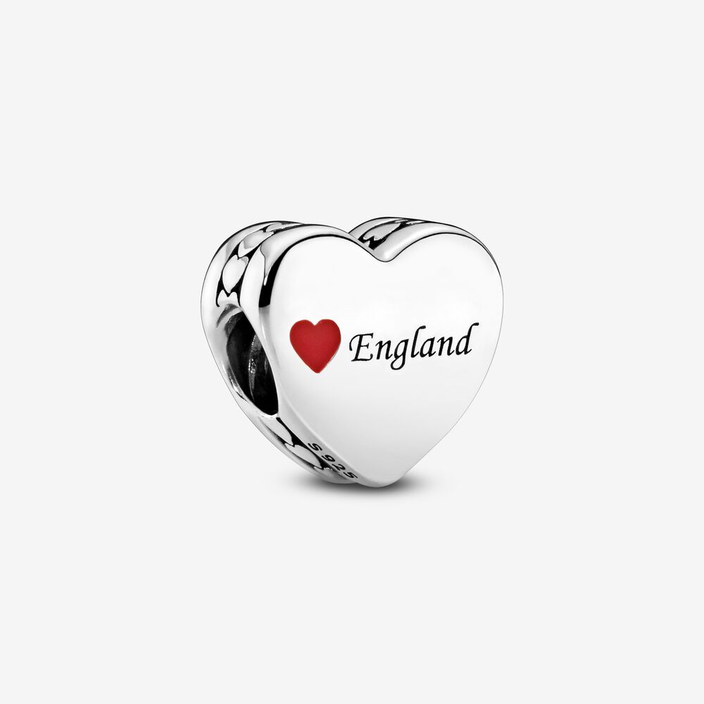 S925 Ireland, Wales,England, Scotland Love Heart Charms DIY Original Woman Jewelry Birthday