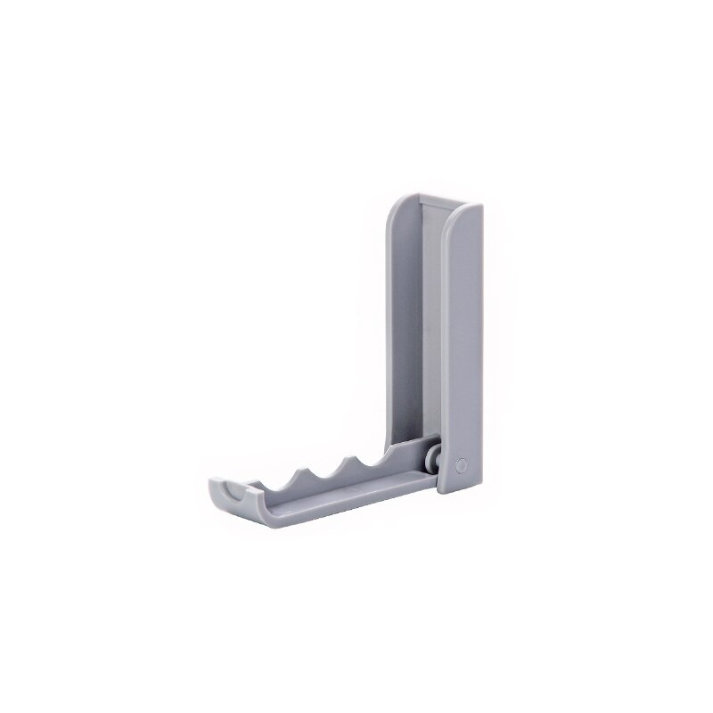 Estantería adhesiva resistente al agua fuerte soportes de pared para la cocina del hogar baño de la sala de estar soporte para llaves estantes de almacenamiento de pared: Grey