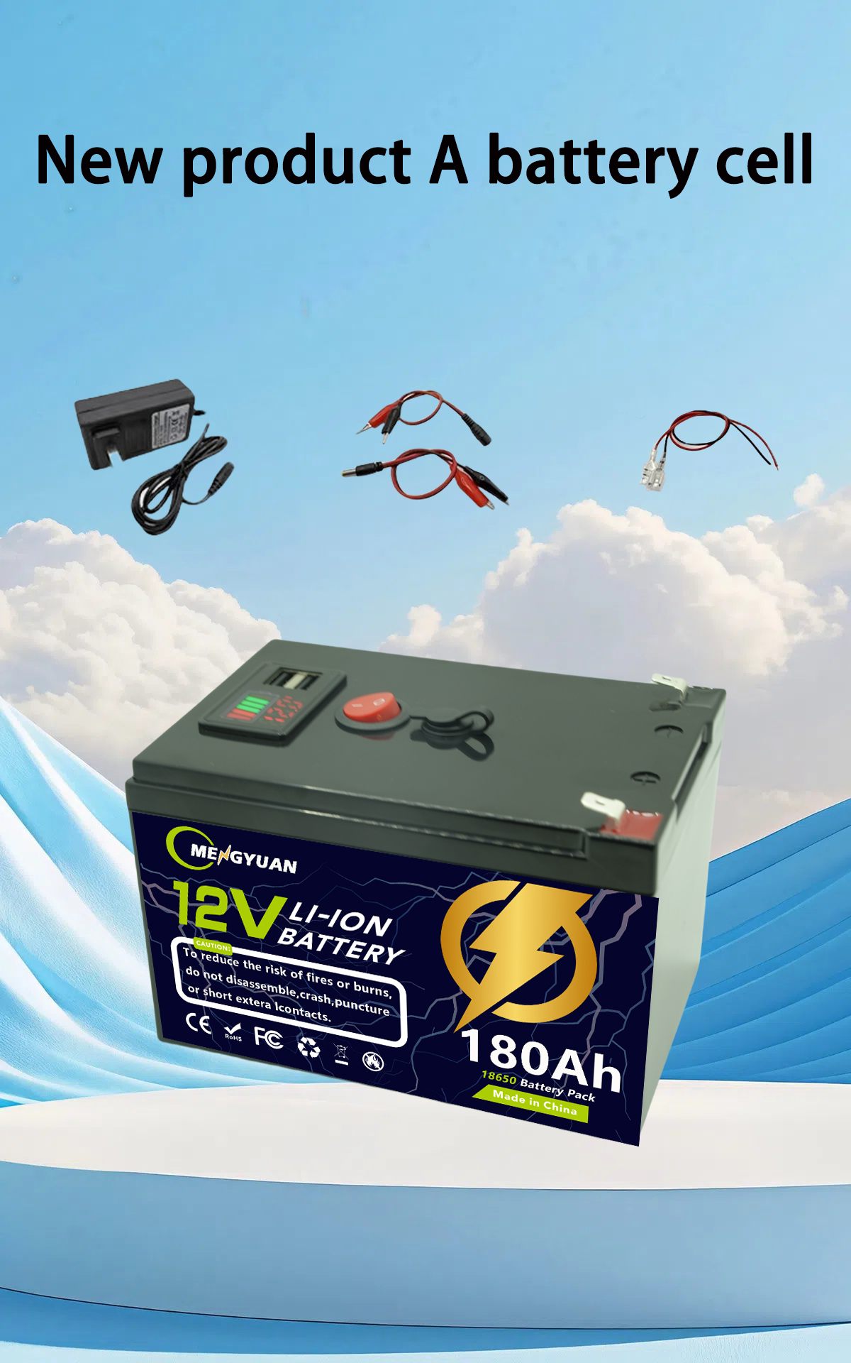 12v akkua 200ah 18650 litiumparistoa ladattava akku aurinkoenergialla toimivalle sähköajoneuvon akulle +12.6 v 3a laturi