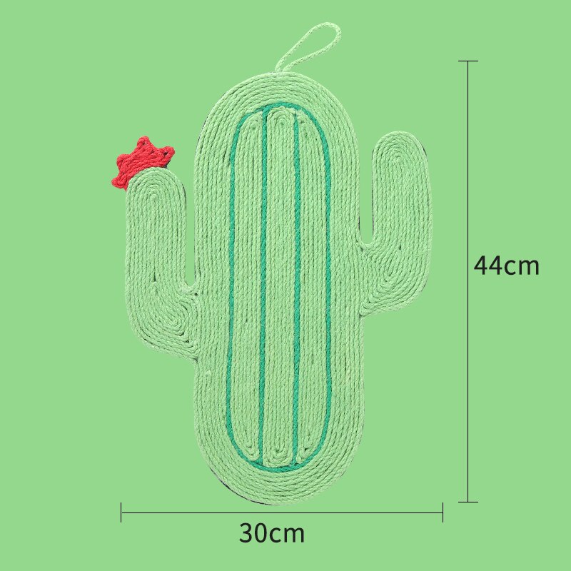 Cat Scratching Board Red Watermelon Shaped Sisal Cat Scratching Mat: A