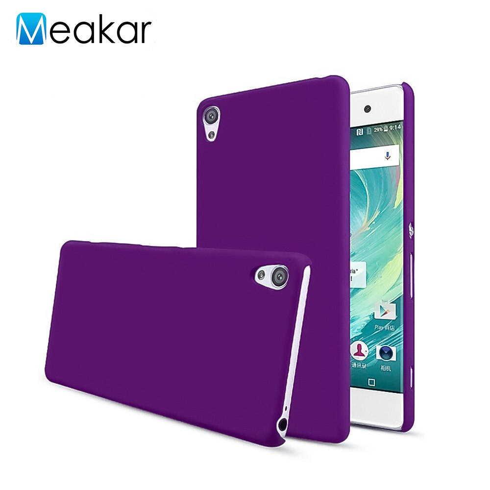 Funda de plástico para Sony Xperia Xa, carcasa trasera para teléfono Sony Xperia Xa Dual F3111 F3112 F3113 F3115 F3116: purple