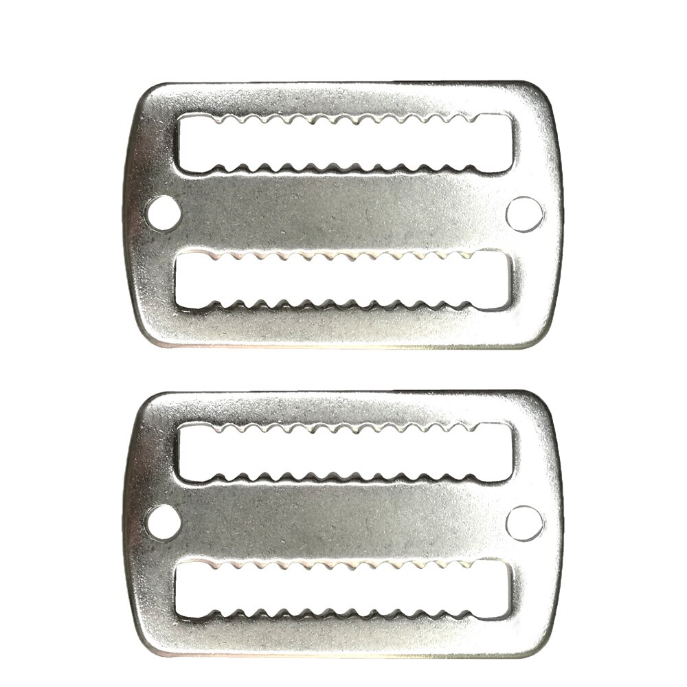 Scuba Diving stainless steel 3 bar weight retainer for 2 Inch Belt Slide Keeper Webbing Retainer Stopper