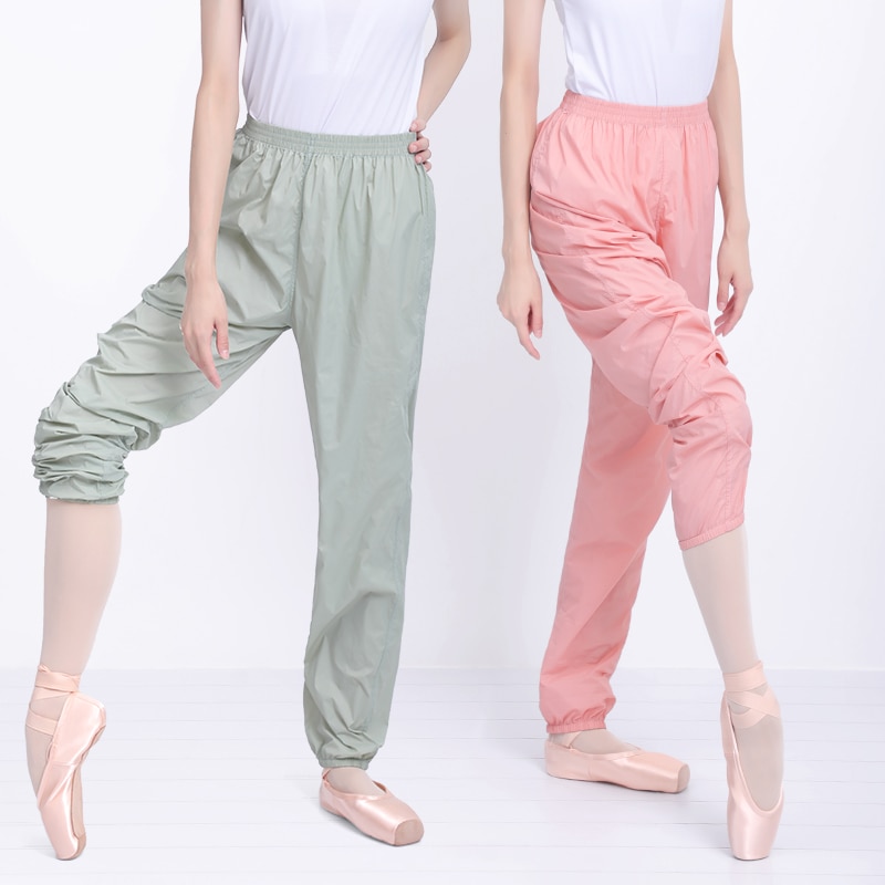 Pantalones de baile de Ballet para mujer, pantalones deportivos holgados con cintura elástica, pantalones para correr y ciclismo para niñas y adultos, pantalones de chándal de Hip Hop