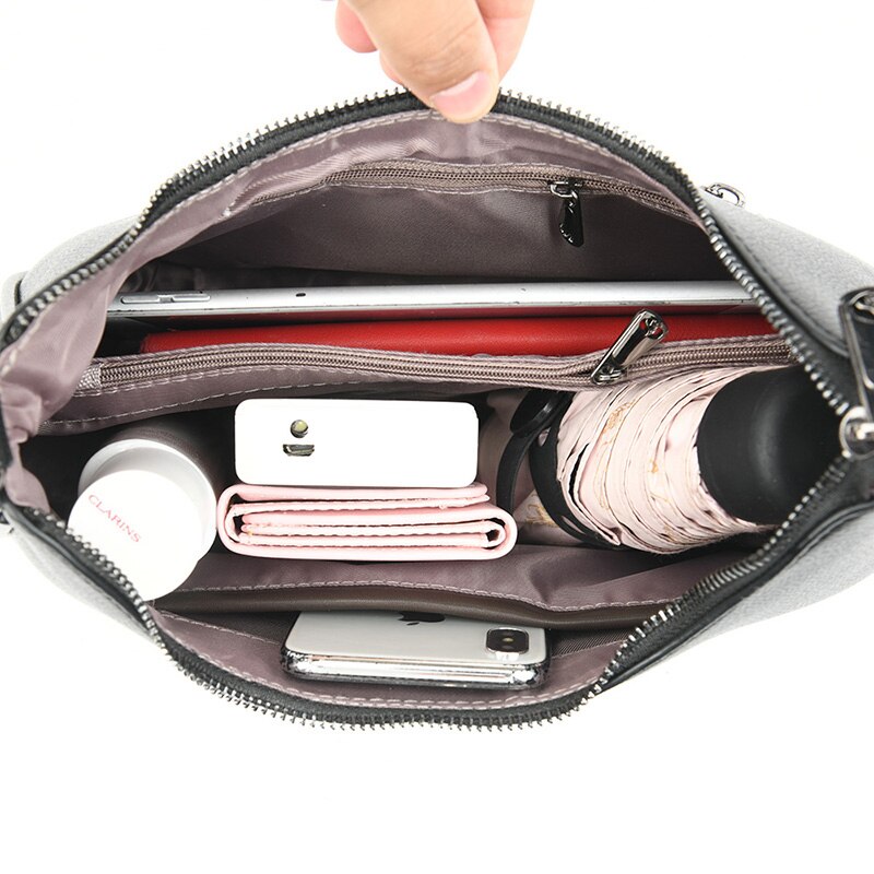 Mujer Bolsa Bandolera pequeña madre de cadenas de bolso mujeres de la de lujo de bandoleras de piel de Retro bolso