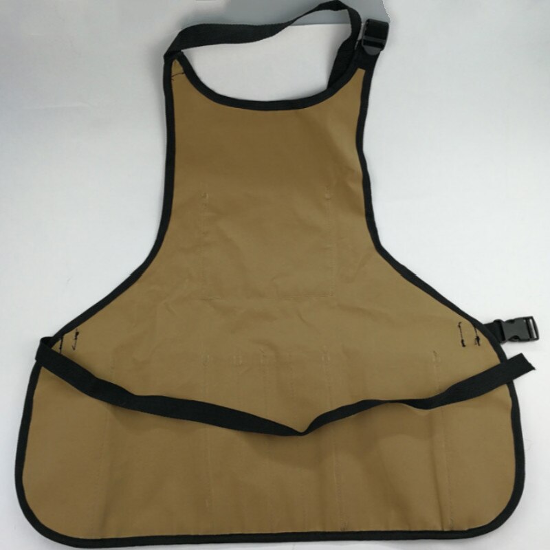 Mandil de herramientas multifuncional, lona encerada de múltiples bolsillos, impermeable, correa ajustable para carpintería, delantal de reparación de electricista, 1 Uds.