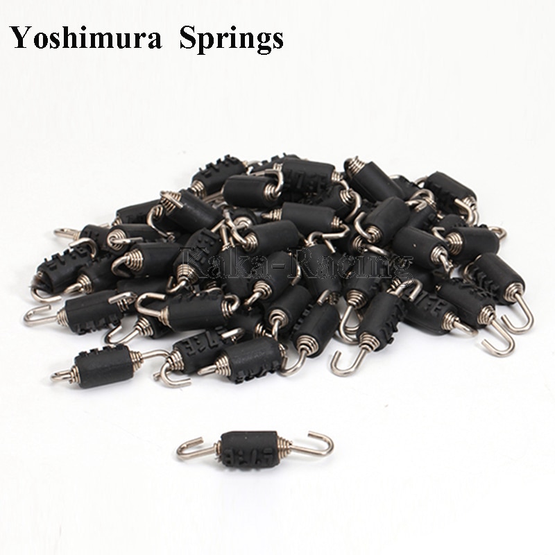 Universal de escape de la motocicleta Yoshimura primavera gancho moto accesorios para Scooter de acero inoxidable negro de silicona Springs ganchos