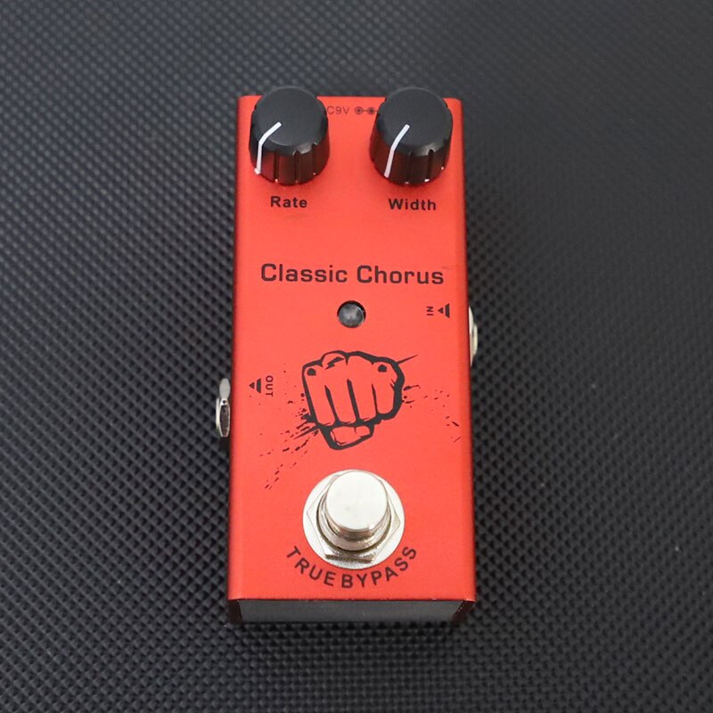 Pedale effetto chitarra elettrica portatile Overdrive fase di distorsione Chorus analogico ritardo digitale accessori per chitarra True Bypass: Classic Chorus