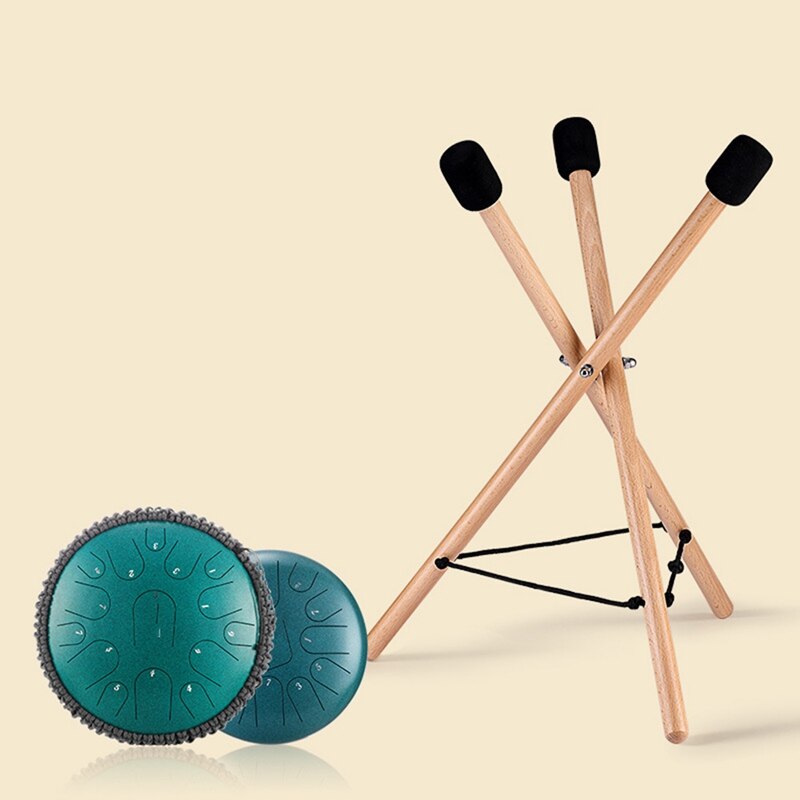 MINI Musical Instrument Handpan Hand Disc Universal Solid Wood Performance Drum Pan Bracket Tongue Drum Accessories