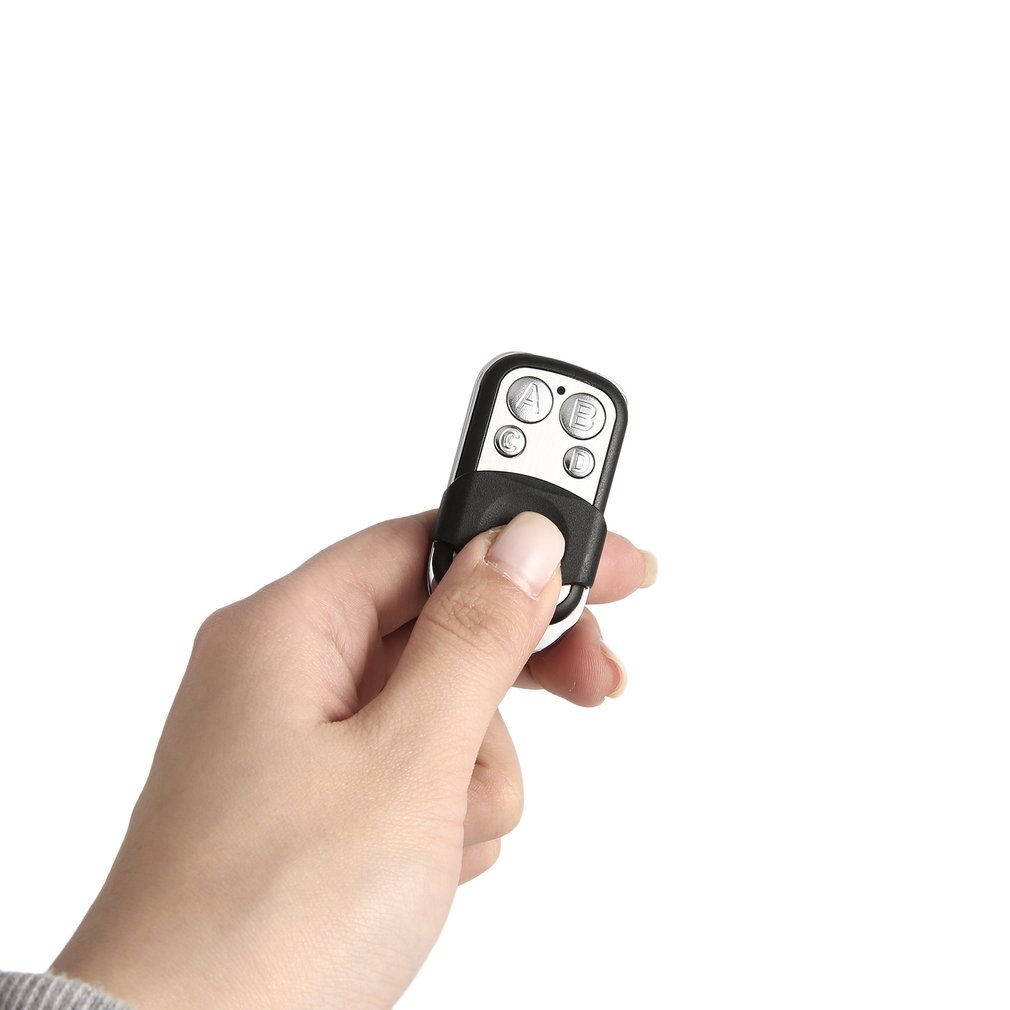 433MHz sans fil universel copie télécommande métal Push Cover 4 clé porte de Garage duplicateur voiture clé Fob système d'alarme automatique