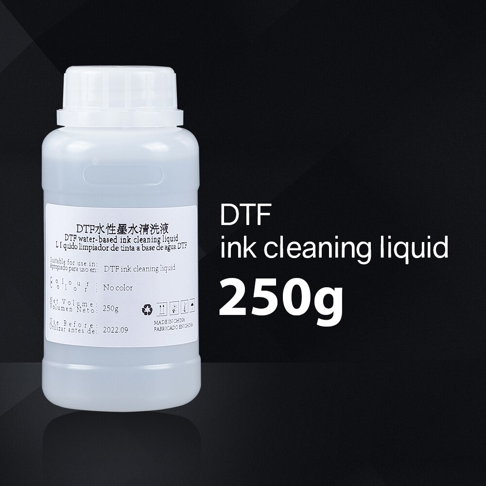 DTF tinte für alle drucker Epson L1800 L805 L800 R1390 R2000 P400 XP1500 XP600 TX800 4880 7880 R2880 DTF wärme transfer tinte: 250ml DTF cleaner