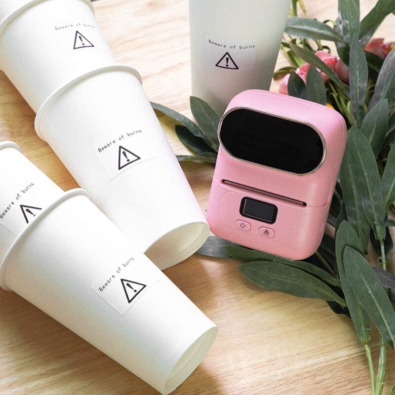 M110 Wireless Thermal Label Printer Portable Bluetooth Label Maker Machine Barcode Printer for Ios and Android