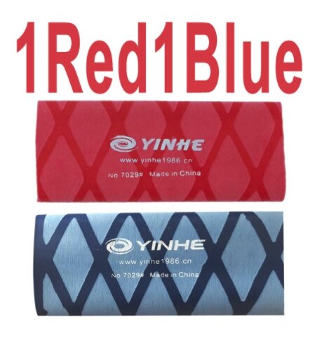 2 unids/lote YINHE GALAXY supergrip termoretráctil para raqueta de tenis de mesa, mango de cinta, raqueta de Ping Pong, banda para el sudor: YH 1Red1Blue