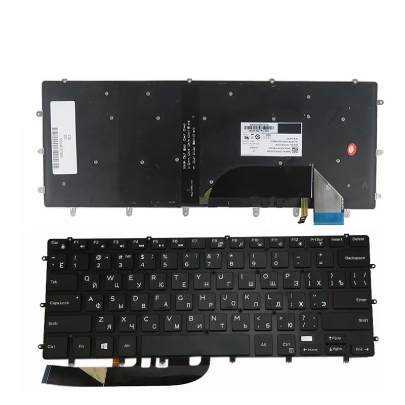 US/UK/RU/SP Laptop Keyboard For Dell XPS 15 9550 9560 9570 7558 7568 7590 5510 P56F Precision 5510 M5510 5520 M5520 5530 5540: PURPLE
