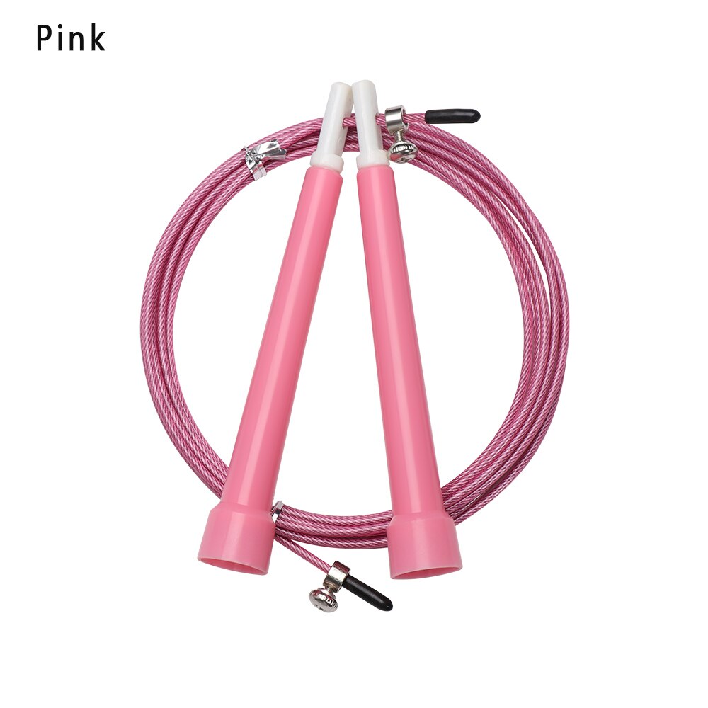 1PC ABS Handle Adjustable Steel Wire Jump Ropes Aerobic Exercise Lose Weight Skiping Rope Body Building Fitness Accessories