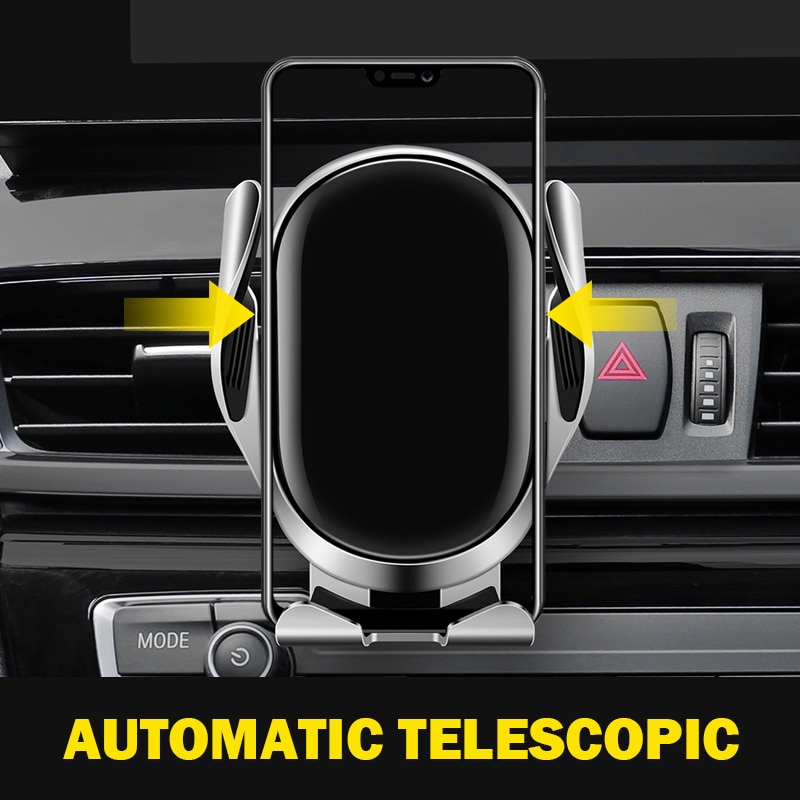 15w draadloze autolader qi snellaadaccessoires voor mobiele telefoons oplader inductieondersteuning telefoon voiture metaal