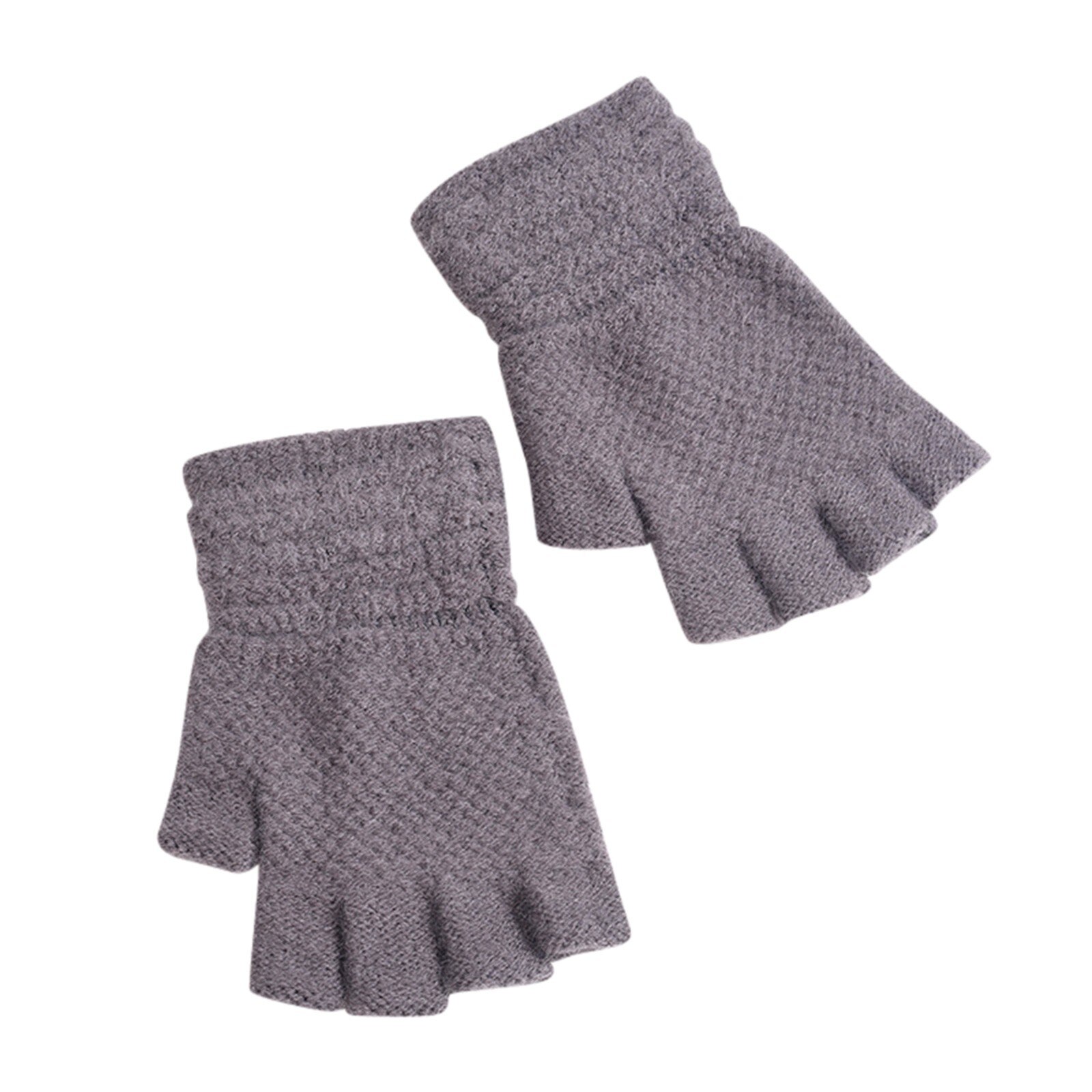 #30 Kinderen Handschoenen Peuter Baby Meisjes Jongens Winter Warm Solid Gebreide Flip Vingerloze Wanten Handschoenen Gants Hiver Pour Enfants: E