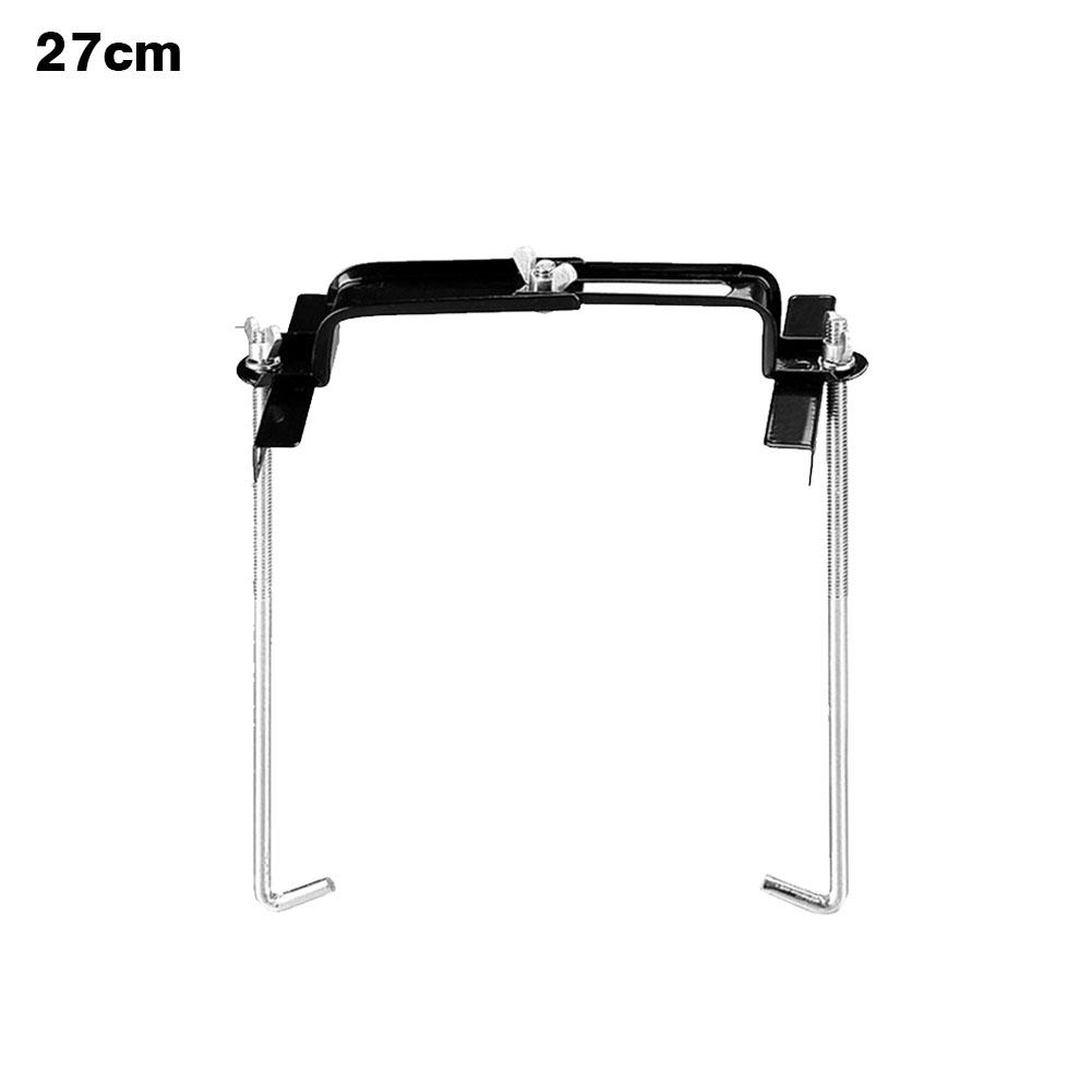 Universal Metal Adjustable Battery Holder Stabilizer Mount Storage Rack Fixed Bracket Stand Automobile Car Accessories19/23/27CM: C 27cm