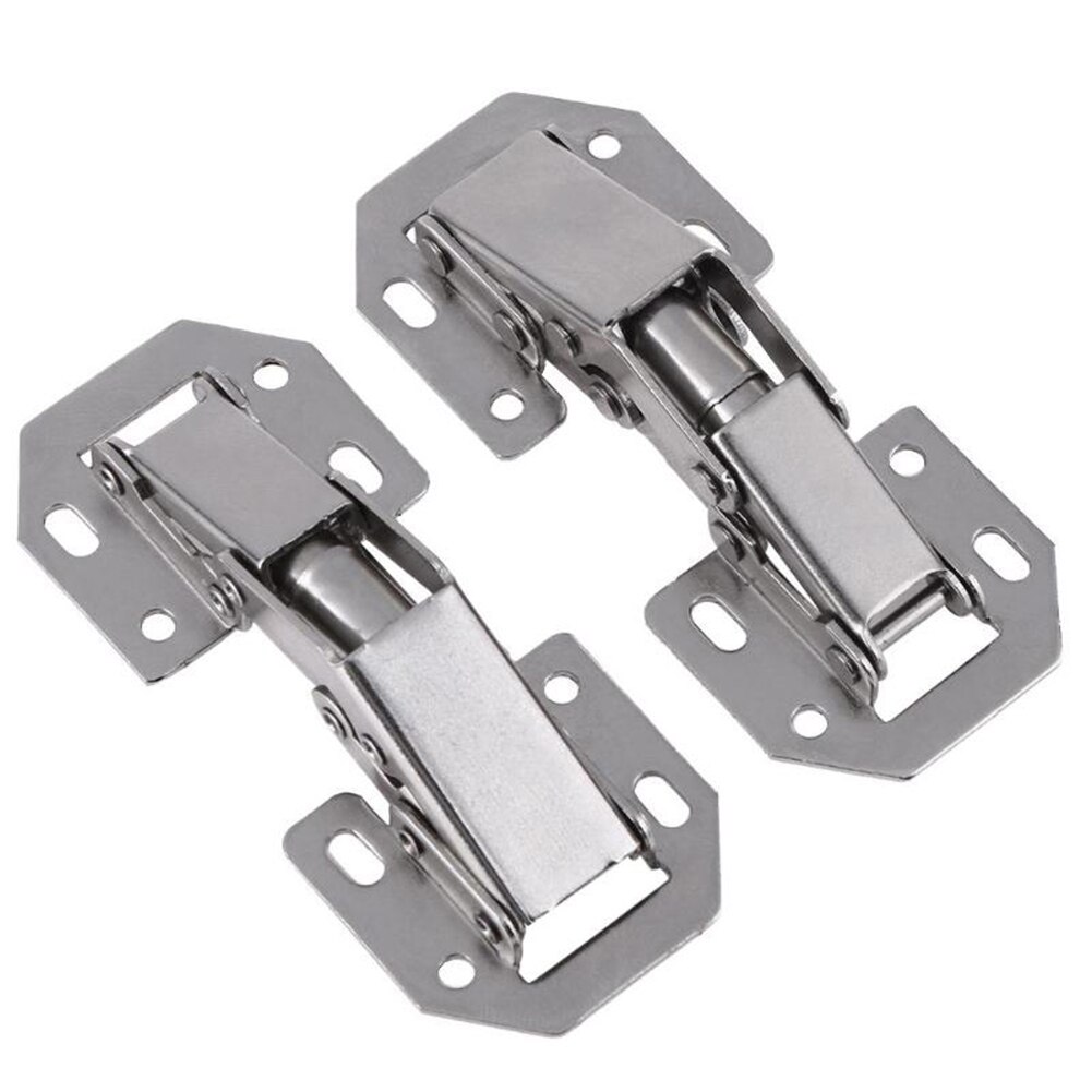 Cabinet Hinge Bridge Concealed Hinge Soft Close 3inch 90 Degrees Easy Installation Hinges No Drilling Door Hinges FP8: 2 PCS
