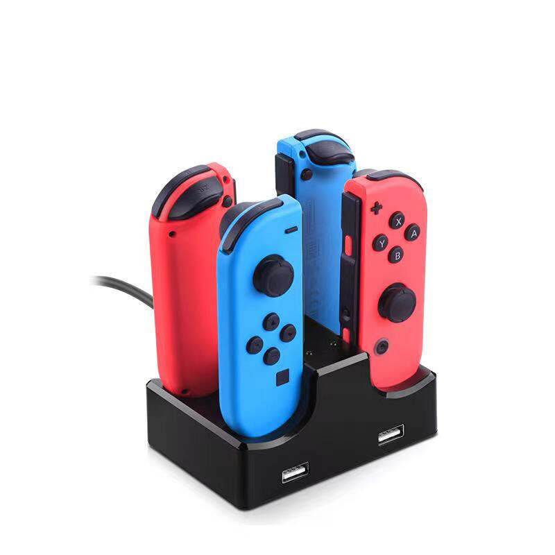 9 in 1 per gioco nintendo switch Kit accessori nintedo con impugnature per volante custodia in Silicone nitendo swich Joy-con: Charger