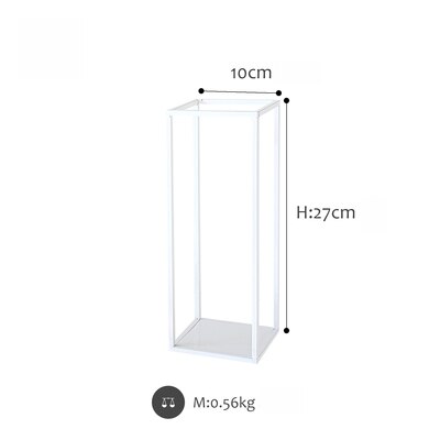SWEETGO Geometry storage racks geometry tray 1 piece store case Kitchen decorations tools accessories 3 tiers Iron frame Holders: 3