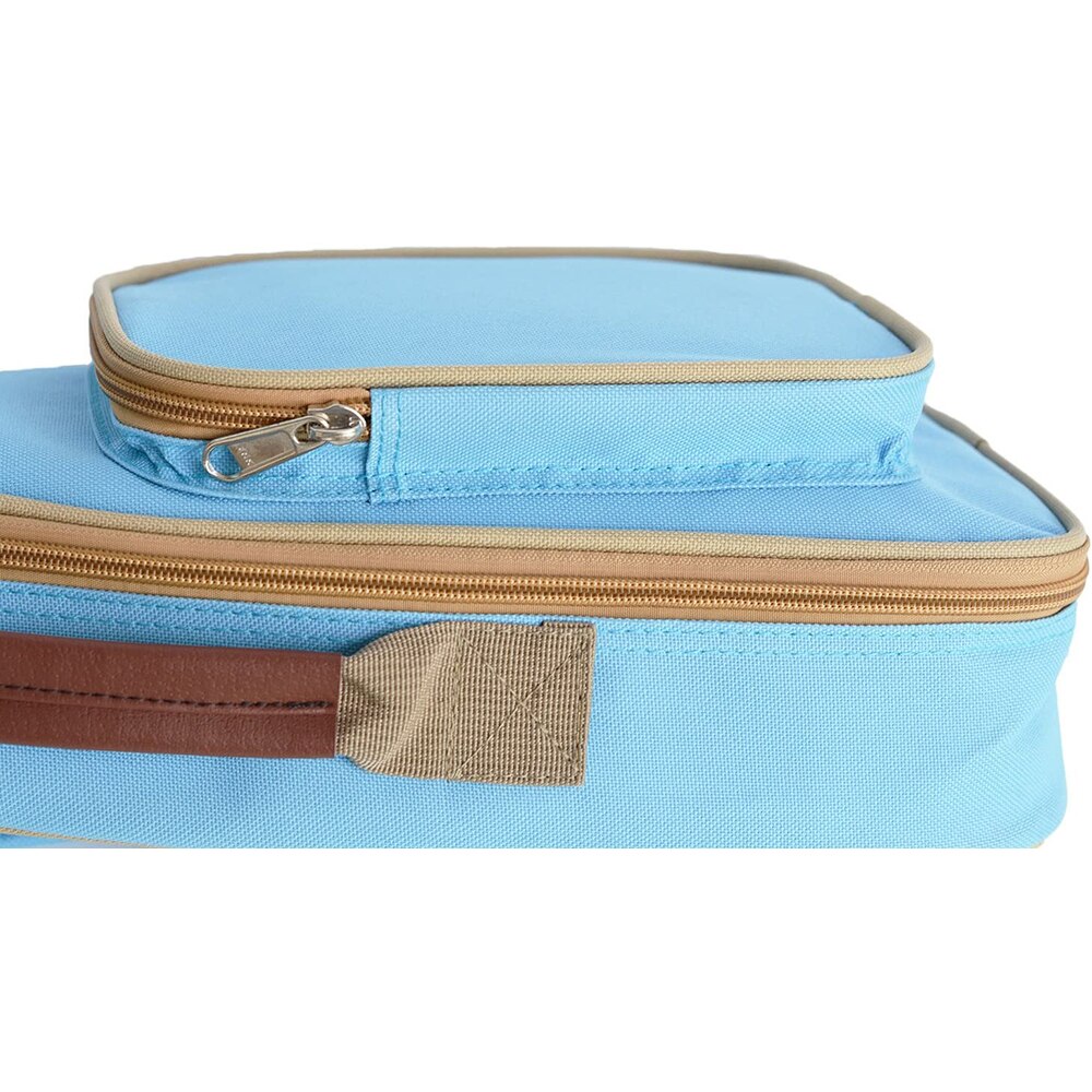 Høj en række farver justerbar skulderrem 10mm svamp fyld ukulele taske taske & uke taske  (23/24 in,  lyseblå)