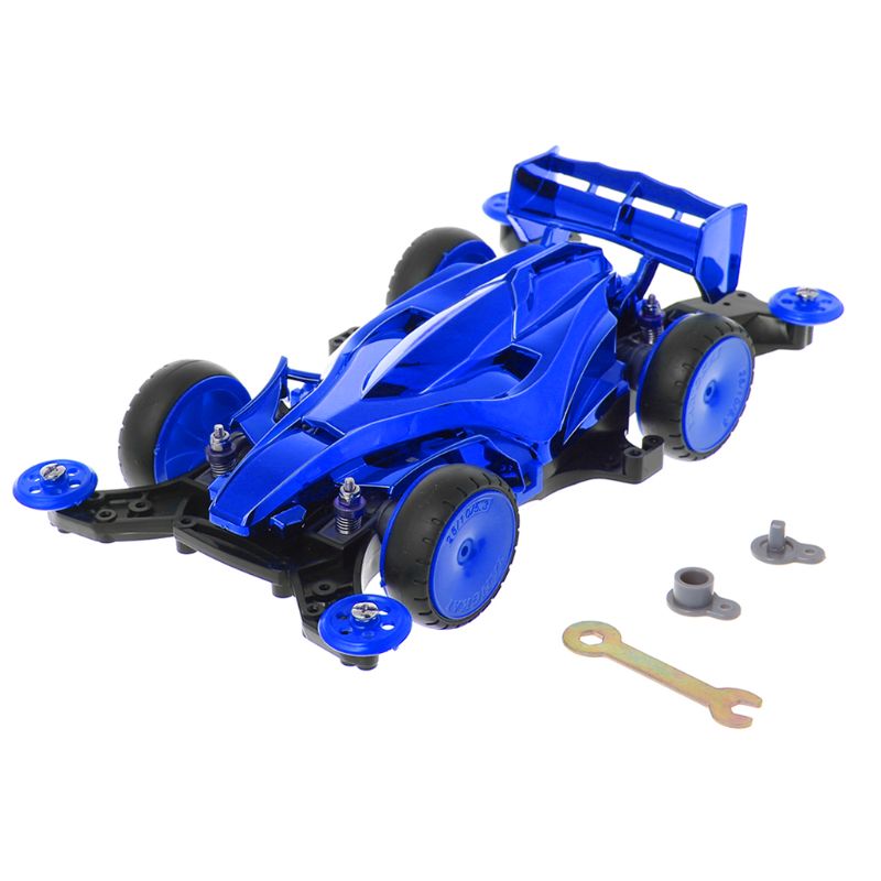 1:30 Montage Diy 4WD Racing Speelgoed Model Kits Cadeau Voor Kinderen Kerst Verjaardag: Blue