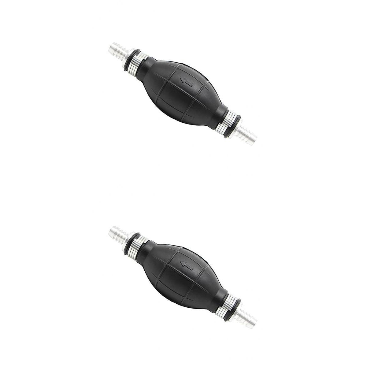 2pcs 6mm &amp; 8mm Rubber Fuel Transfer Vacuum Fuel Line for All Fuels Fits Cars, Motorcycles, Boats