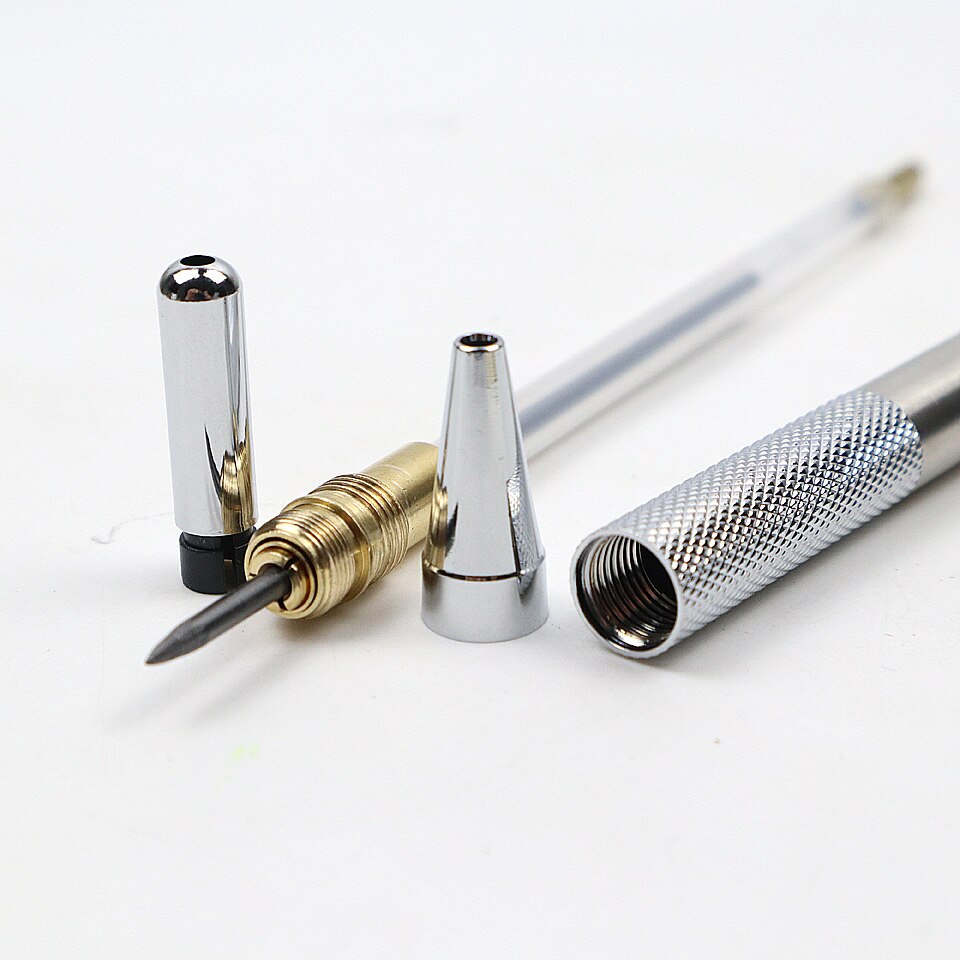 Metal Mechanical Pencil 2.0 Sketch Drawing Automatic Pencil Send 2 Pencil lead 2B For School Office Stationery