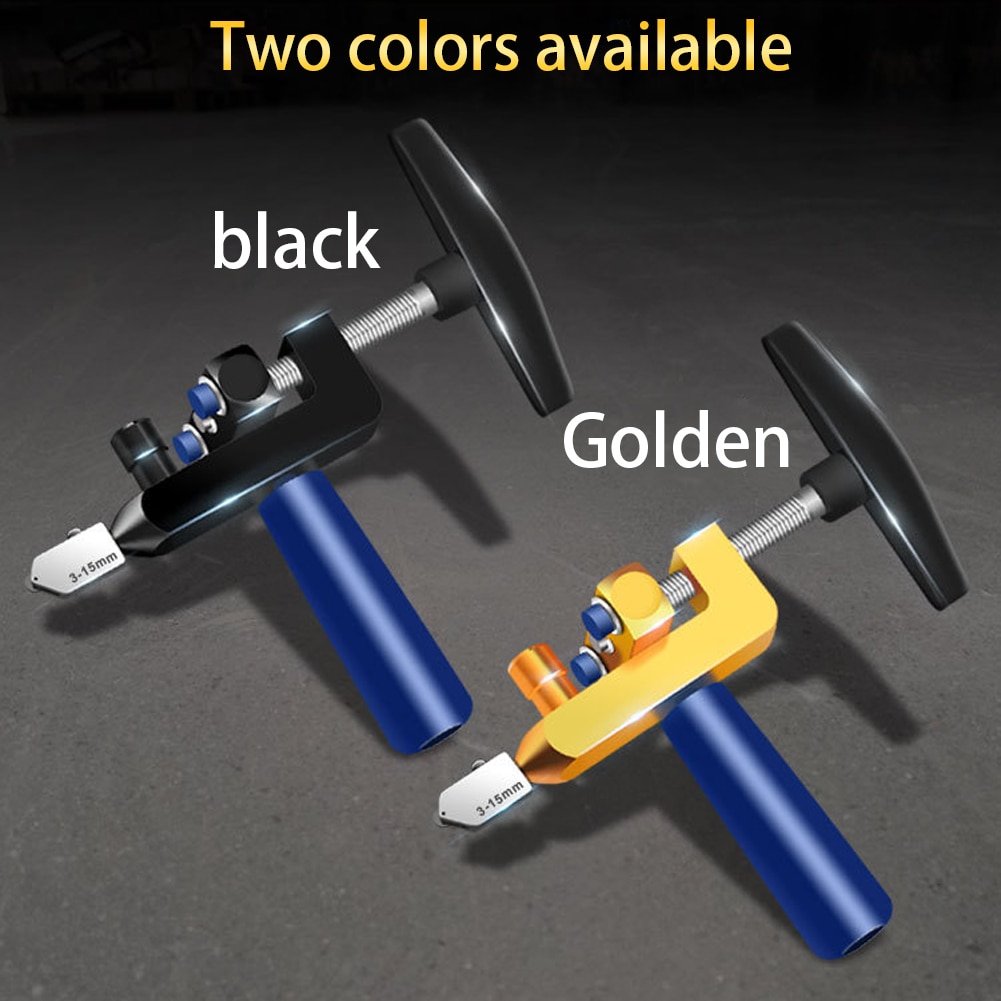 2 in 1 Glass Ceramic Tile Cutter With Knife Wheel Diamond Roller Glass Cutter Cutting Machine Opener Breaker Tools