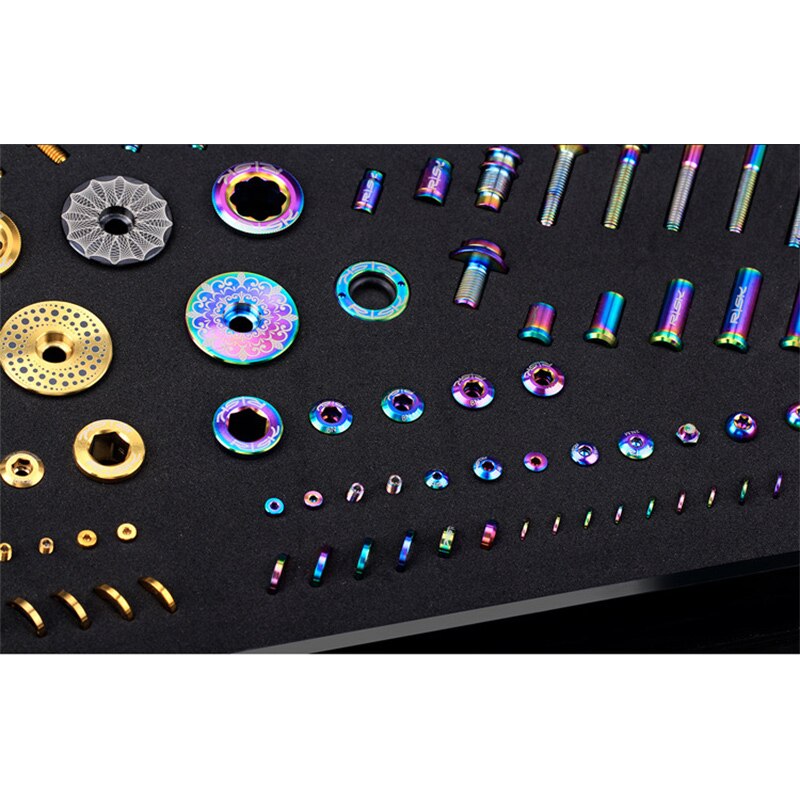 6 sztuk ryzyko M5x18/20 górska droga mostek kierownicy roweru śrubin mocujące podkładki rowerowe zatrzymać tytanu przedni widelec stałe śrubin