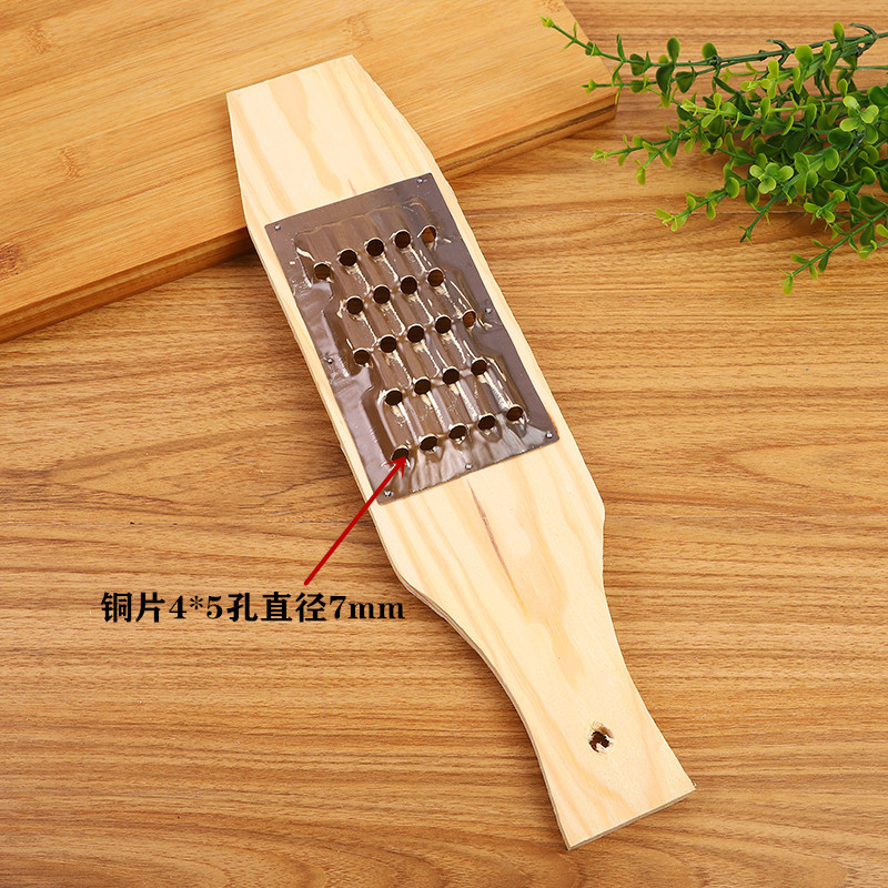 alt-gestaltet holz reibe Reinem kupfer Planke rettich hobeln multifunktionale gemüse Cutter: Loch 7mm