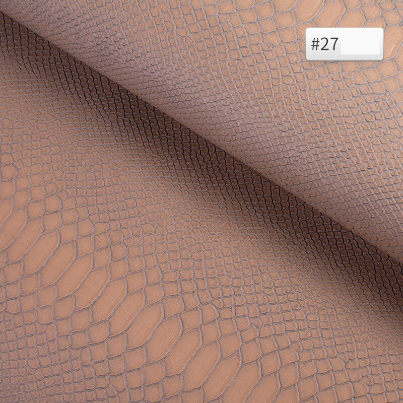50cm*138cm PVC Snake Leather Fabric Synthetic Leather For DIY Handmade Sew Clothes Accessories Supplies: 16