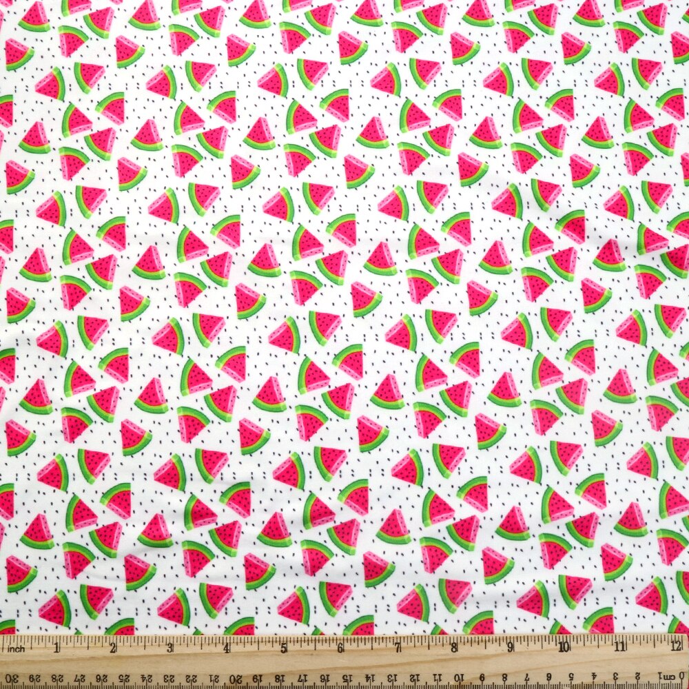50*150Cm Fruit 4 Manieren Stretch Dubbele Geborsteld Poly Gebreide Stof Patchwork Voor Naaien Diy Kleding Quilten Kussen cover, c10665