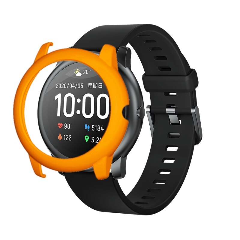 Schutz Rahmen Fall Für Haylou Solar LS05 Smart Uhr PC Kunststoff Schützen Abdeckung Shell Bumper Für Xiaomi Haylou Solar Glas film