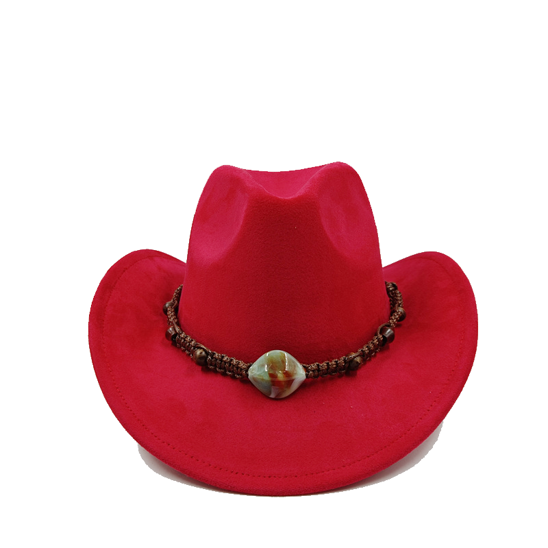 Cappello da cowboy viola nuovi accessori per cappelli da cowboy cappello da cowboy cappello in materiale scamosciato nuovo cappello da cavaliere da uomo e da donna tutto'aperto