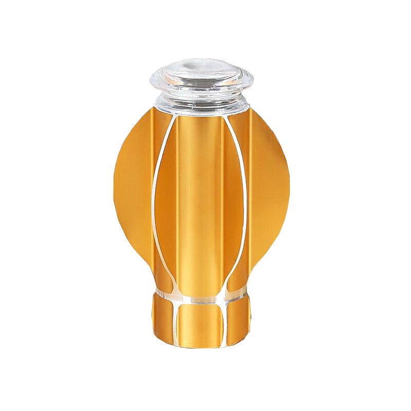 Curtain Rod Roman Rod Decoration Head Rod Plug Aluminum Alloy Flower Head Decoration Curtain Rod(Golden 10 Sets)