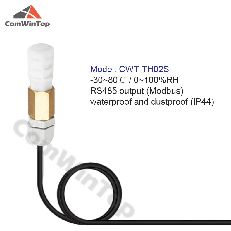 RS485 Modbus Water Proof Temperature Humidity Sensor Probe: Pink