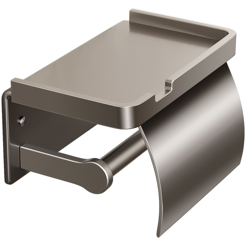 Bathroom Water Tissue High Capacity Case Accessories Phone Storage Box Roll Toilet Paper Holder Kleenex Floating Wall Shelves