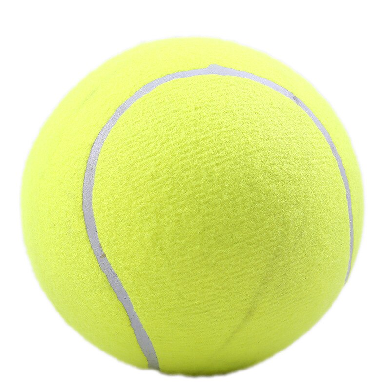 8 tommer oppustelig tennis i stor størrelse signatur tennis børn fløjlsbold pet tennis