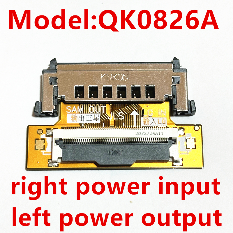 modèle FHD LVDS LVDS 51pin SAM tour LC câble connecteur câble adaptateur carte gauche et droite remplacement modèle: Argent